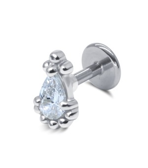Beautiful Crystal Tragus Piercing TRP-2421